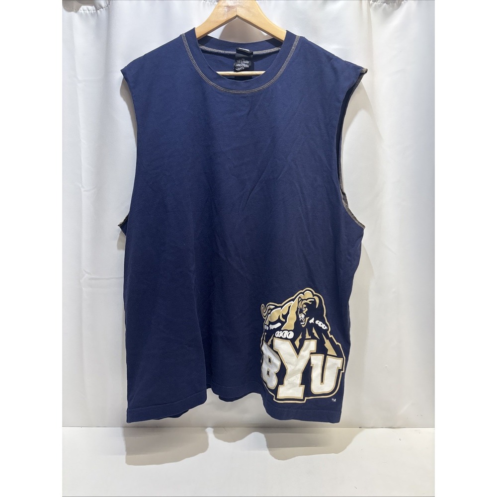 Vintage Starter Brigham Young University Cougars BYU Tank Top Shirt Size 2XL